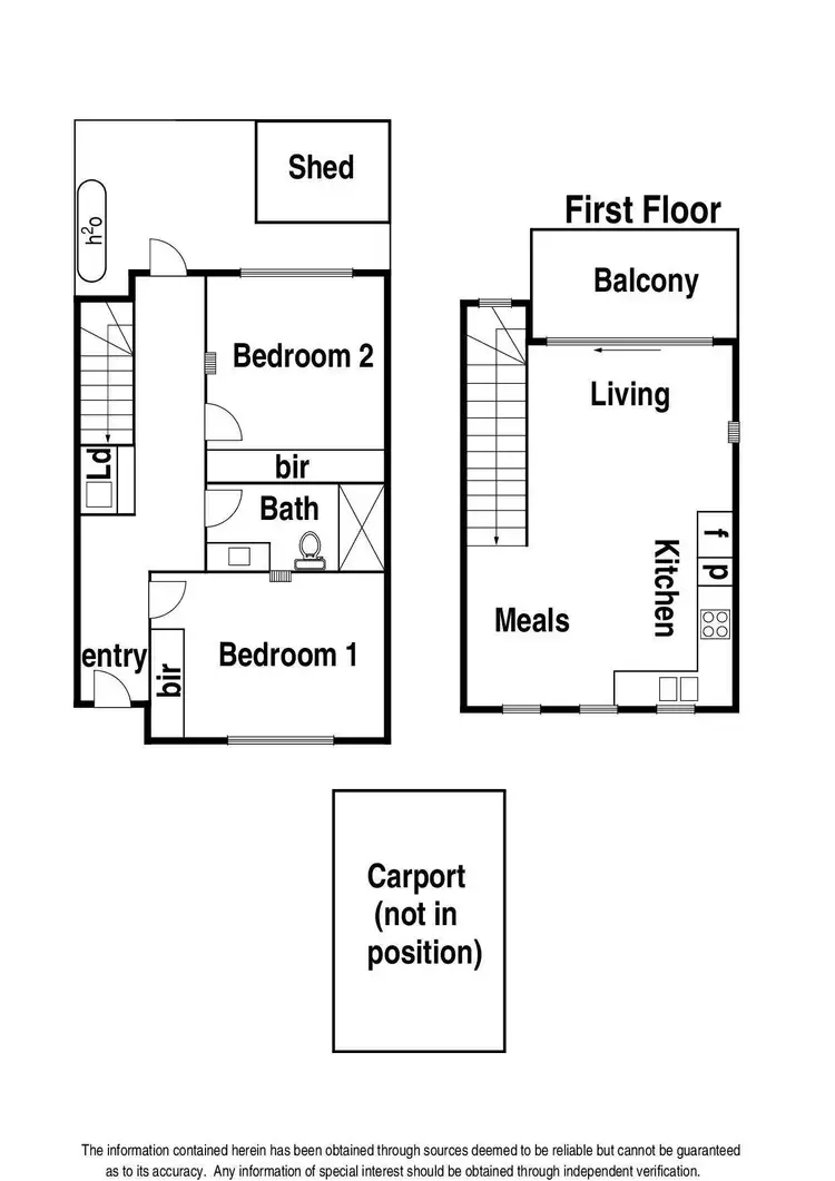 Floorplan of Homely townhouse listing, 2/2 Trudgeon Avenue, Reservoir VIC 3073