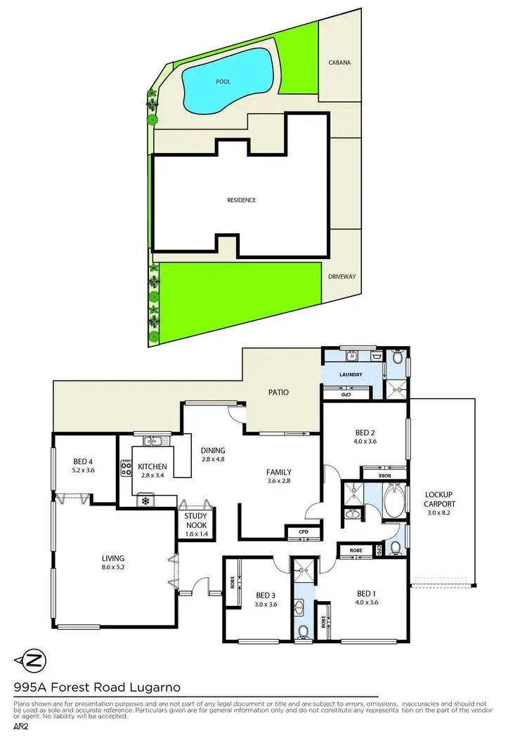 Floorplan of Homely house listing, 995a Forest Road, Lugarno NSW 2210