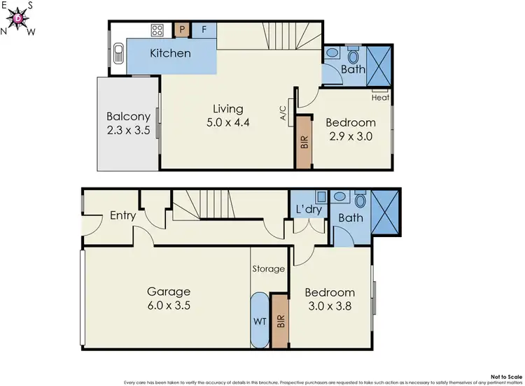 Floorplan of Homely townhouse listing, 5/384 Nepean Highway, Parkdale VIC 3195