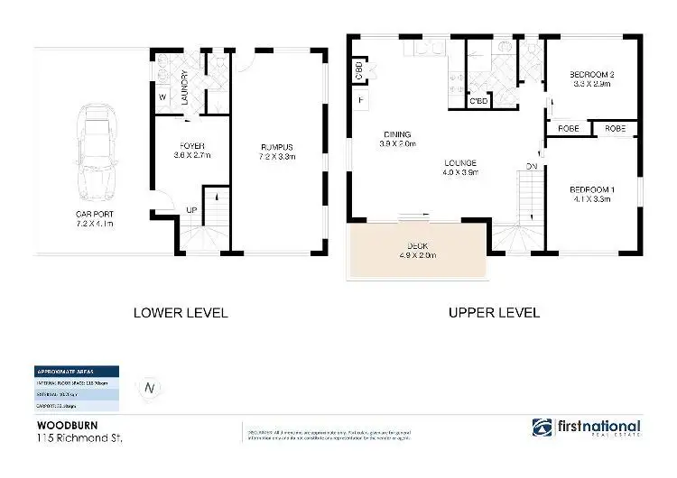 Floorplan of Homely house listing, 115 Richmond Street, Woodburn NSW 2472