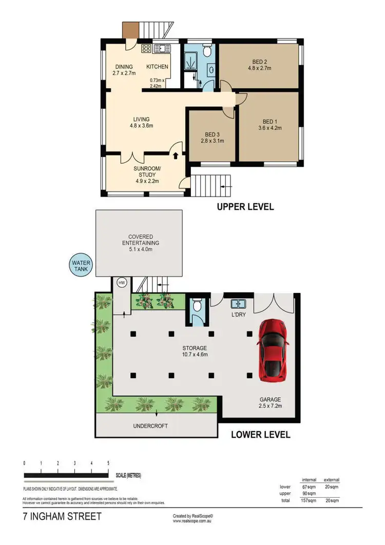 Floorplan of Homely house listing, 7 Ingham Street, Oxley QLD 4075