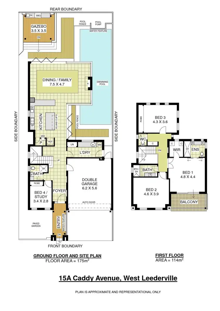Floorplan of Homely house listing, 15A Caddy Avenue, West Leederville WA 6007