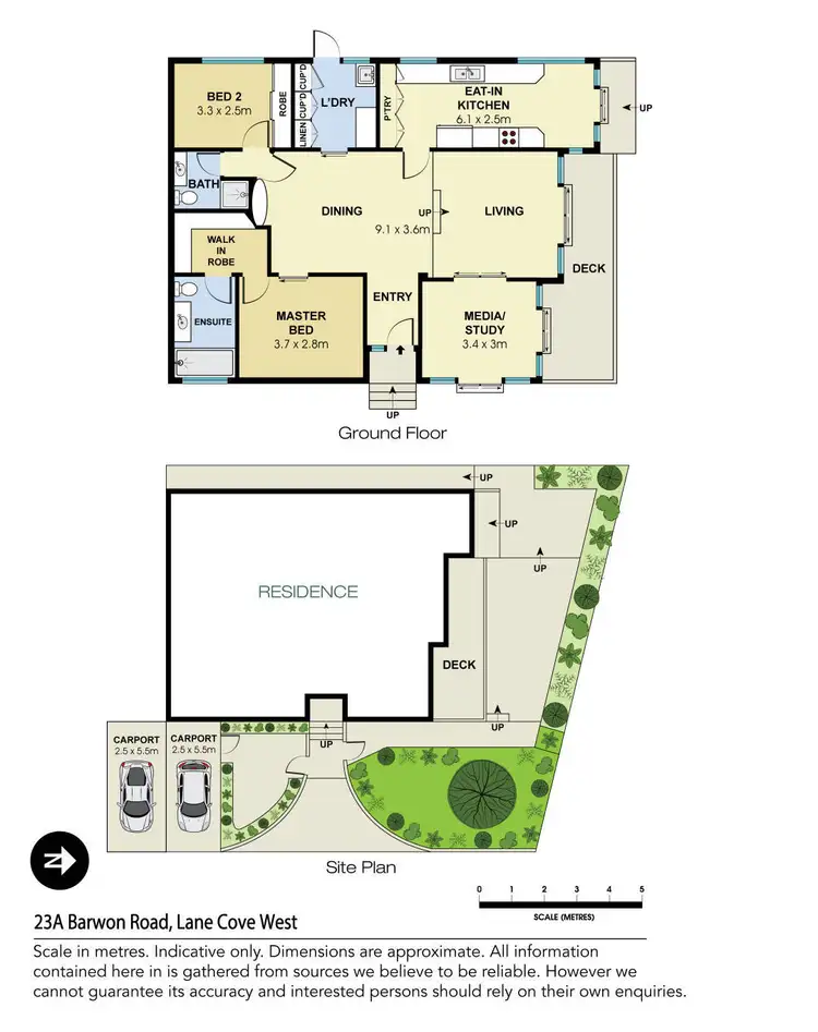 Floorplan of Homely house listing, 23a Barwon Road, Lane Cove NSW 2066