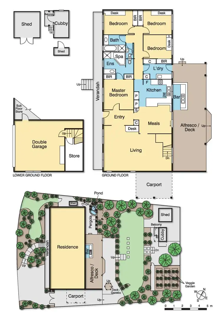Floorplan of Homely house listing, 40 Everleigh Drive, Diamond Creek VIC 3089
