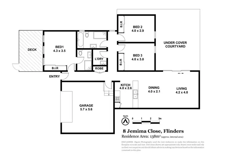 Floorplan of Homely house listing, 8 Jemima Close, Flinders NSW 2529