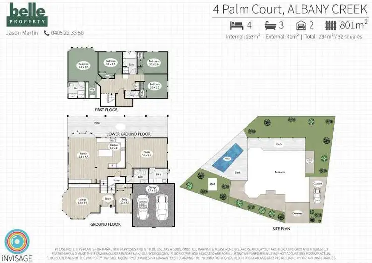 Floorplan of Homely house listing, 4 Palm Court, Albany Creek QLD 4035