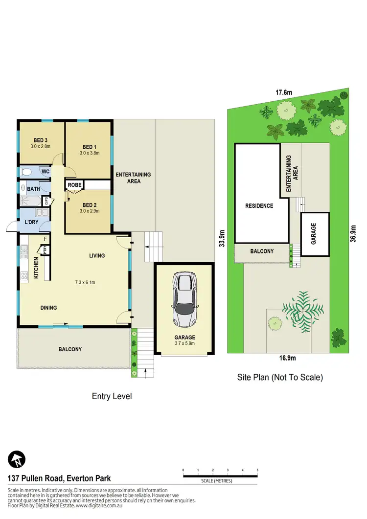Floorplan of Homely house listing, 137 Pullen Road, Everton Park QLD 4053