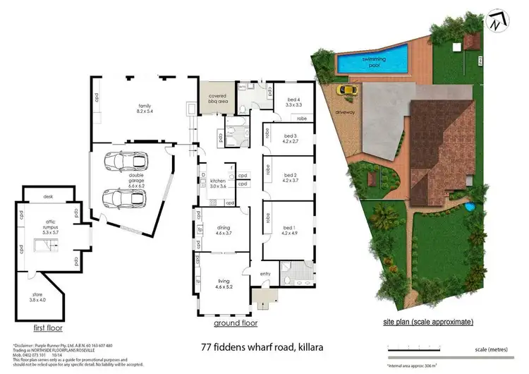Floorplan of Homely house listing, 77 Fiddens Wharf Road, Killara NSW 2071
