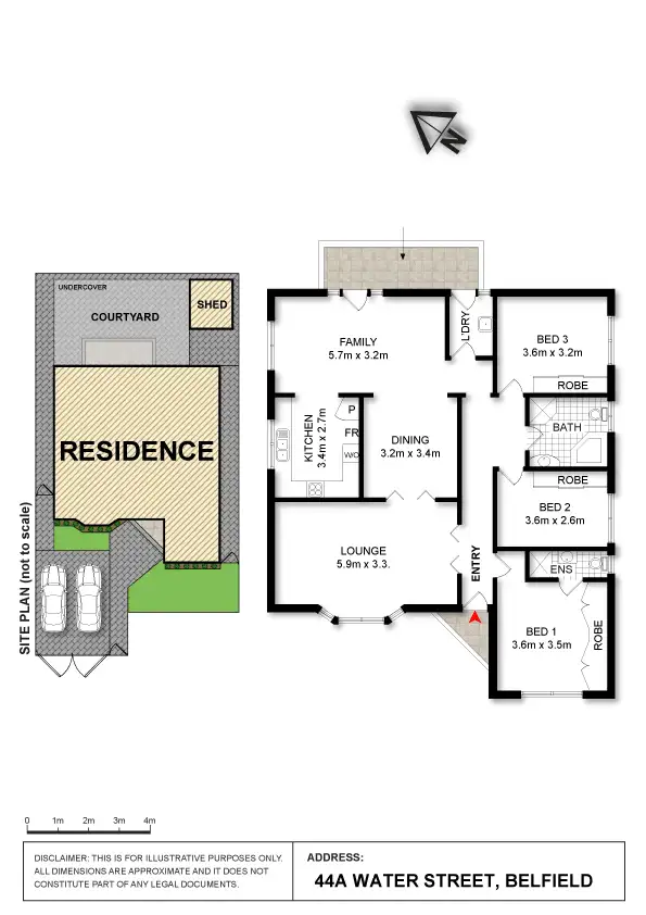 Floorplan of Homely house listing, 44a Water Street, Belfield NSW 2191