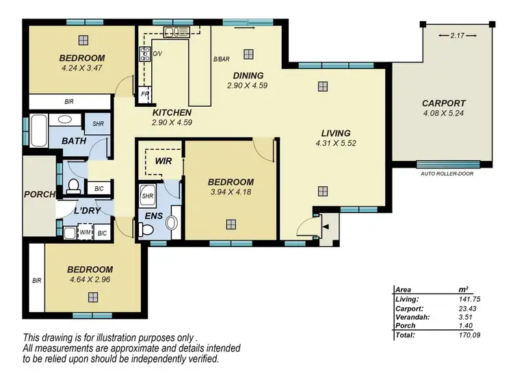 Floorplan of Homely house listing, 59A Conmurra Avenue, Edwardstown SA 5039