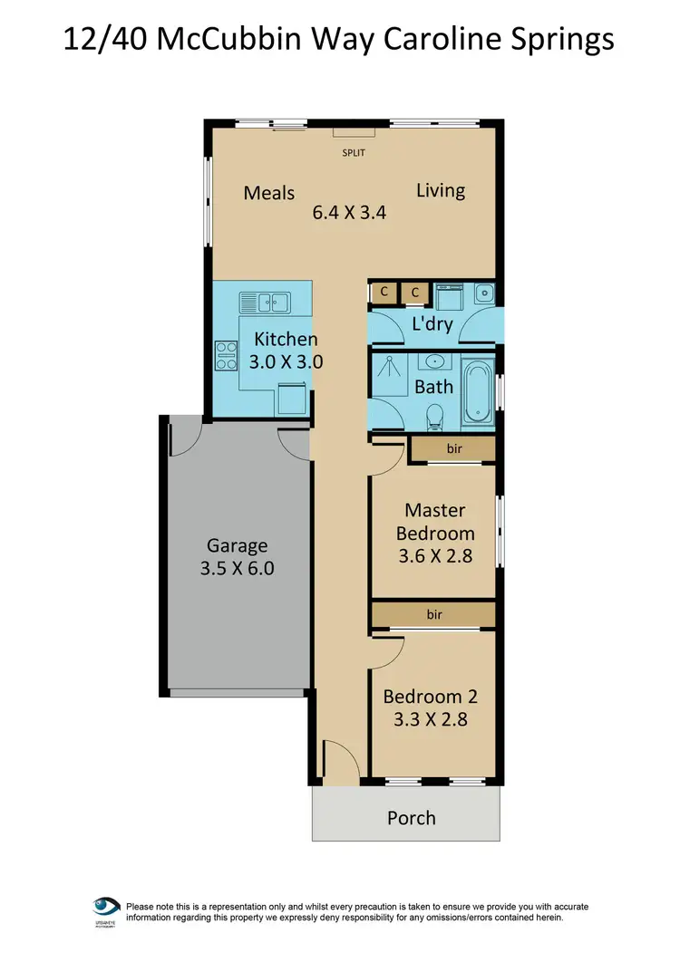 Floorplan of Homely unit listing, 12/40 Mccubbin Way, Caroline Springs VIC 3023