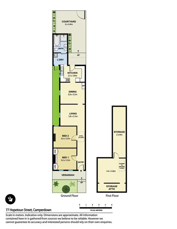 Floorplan of Homely house listing, 77 Hopetoun Street, Camperdown NSW 2050