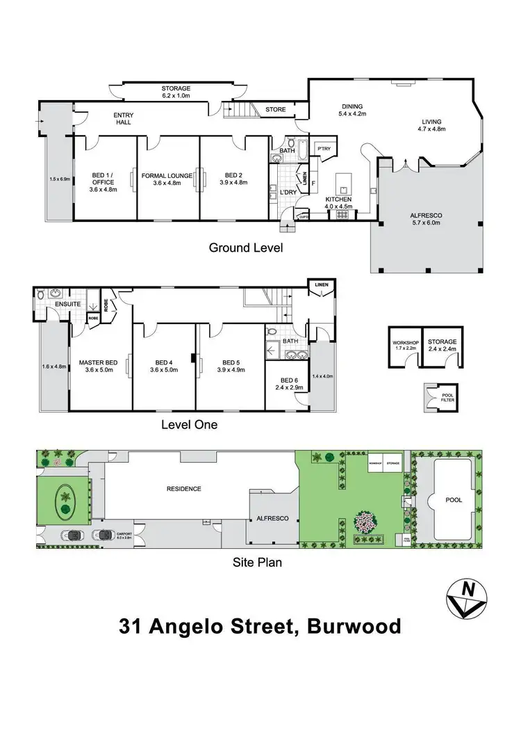 Floorplan of Homely house listing, 31 Angelo Street, Burwood NSW 2134