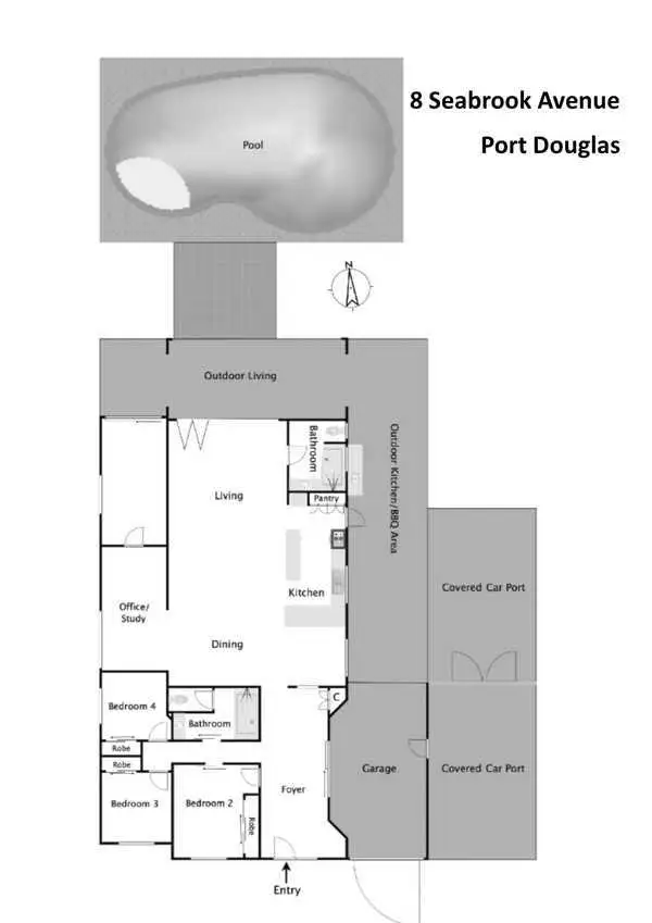 Floorplan of Homely house listing, 8 Seabrook Avenue, Port Douglas QLD 4877