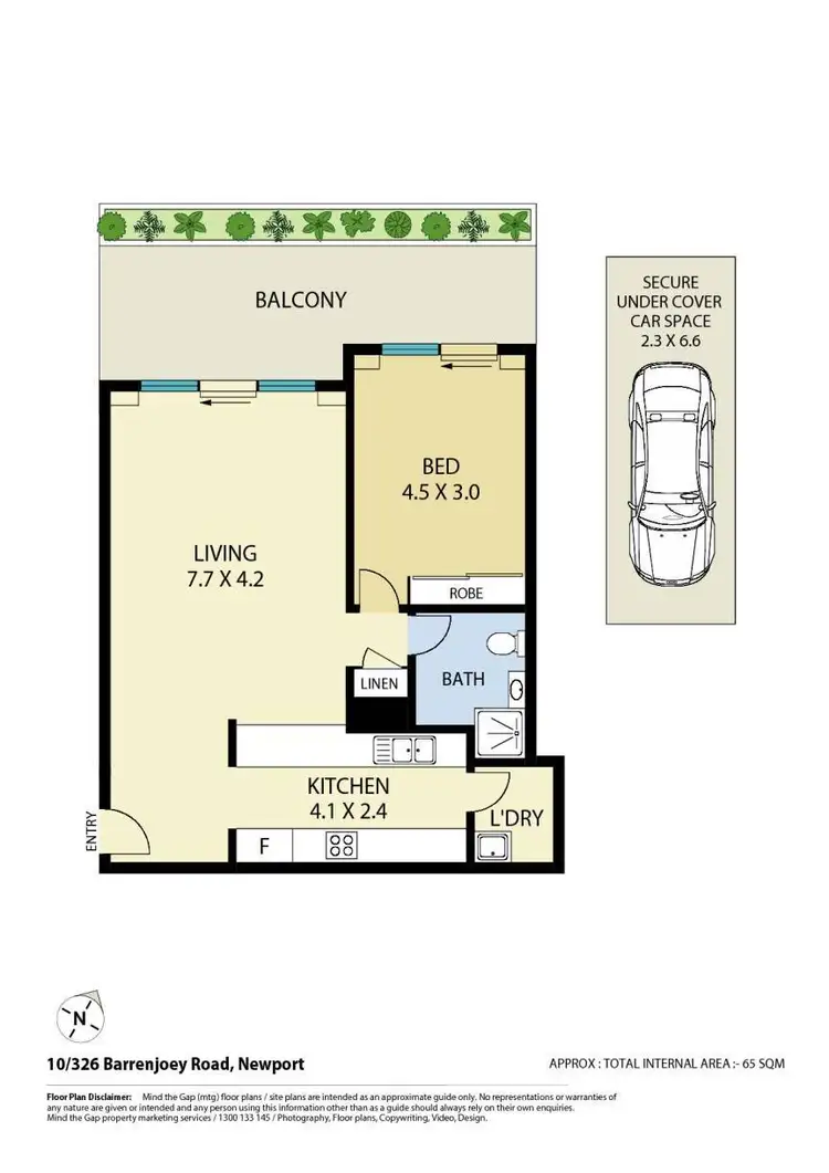 Floorplan of Homely unit listing, 10/326 Barrenjoey Road, Newport NSW 2106