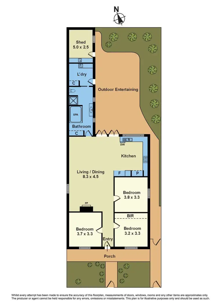 Floorplan of Homely house listing, 26 Castlemaine Street, Yarraville VIC 3013