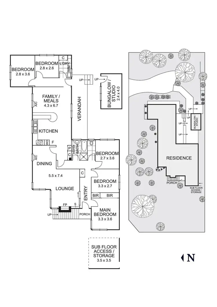 Floorplan of Homely house listing, 212 Bolton Street, Eltham VIC 3095
