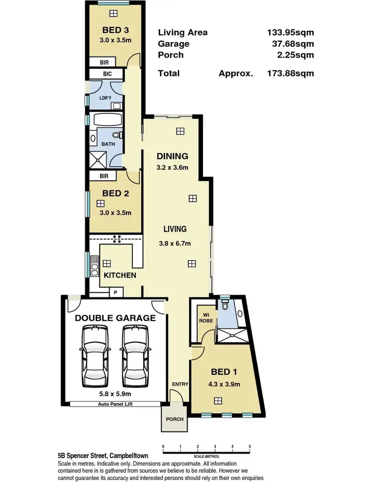 Floorplan of Homely house listing, 5B Spencer Street, Campbelltown SA 5074