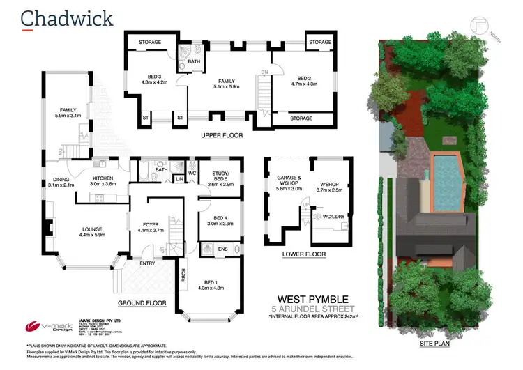 Floorplan of Homely house listing, 5 Arundel Street, West Pymble NSW 2073