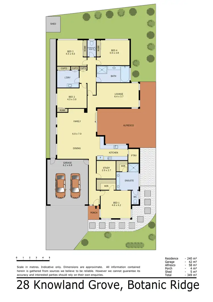 Floorplan of Homely house listing, 28 Knowland Grove, Botanic Ridge VIC 3977
