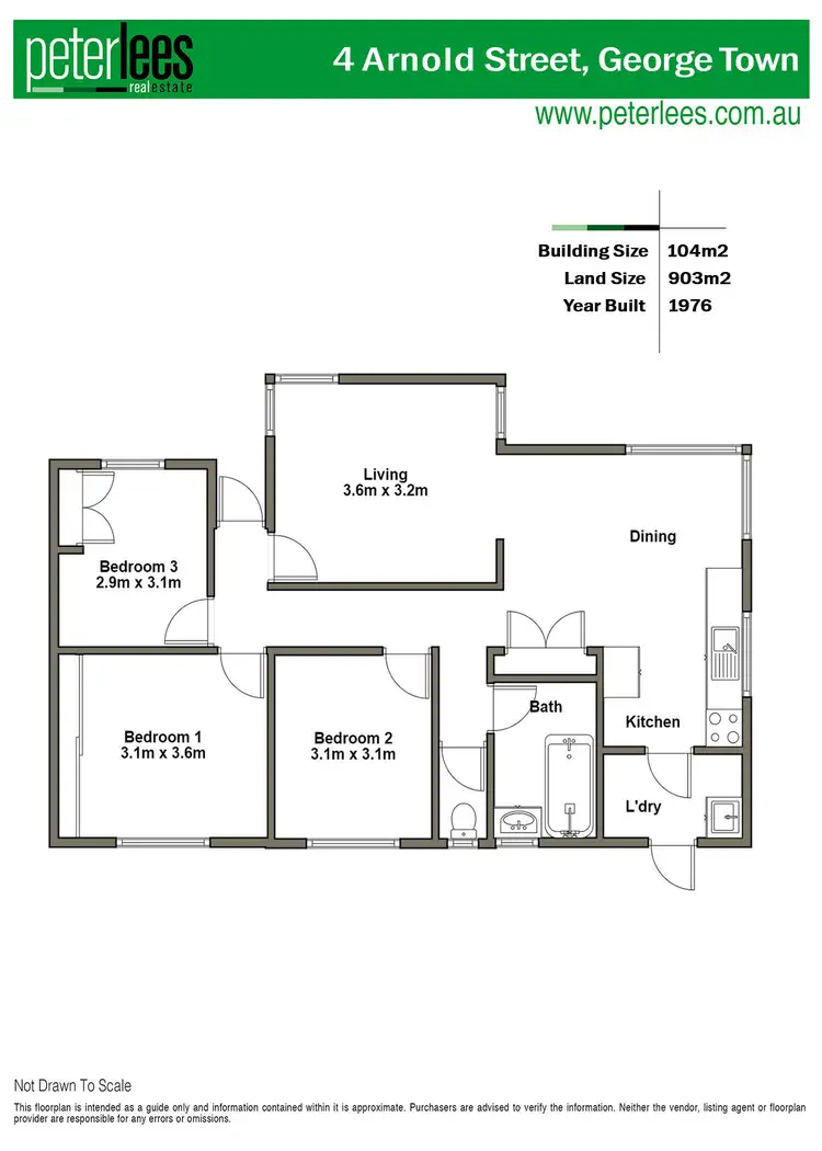 Floorplan of Homely house listing, 4 Arnold Street, George Town TAS 7253
