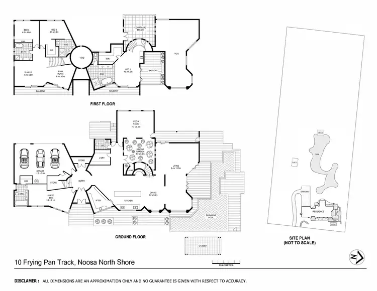 Floorplan of Homely house listing, 10 Frying Pan Track, Noosa North Shore QLD 4565