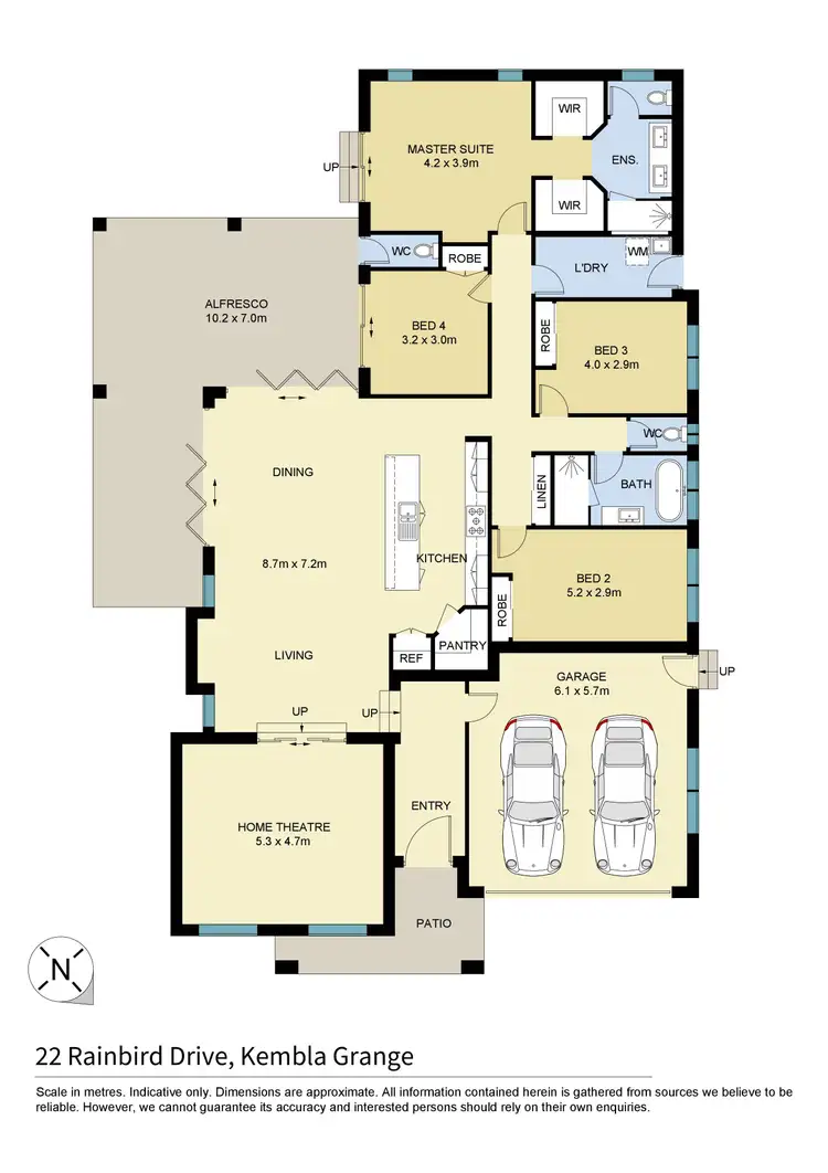 Floorplan of Homely house listing, 22 Rainbird Drive, Kembla Grange NSW 2526