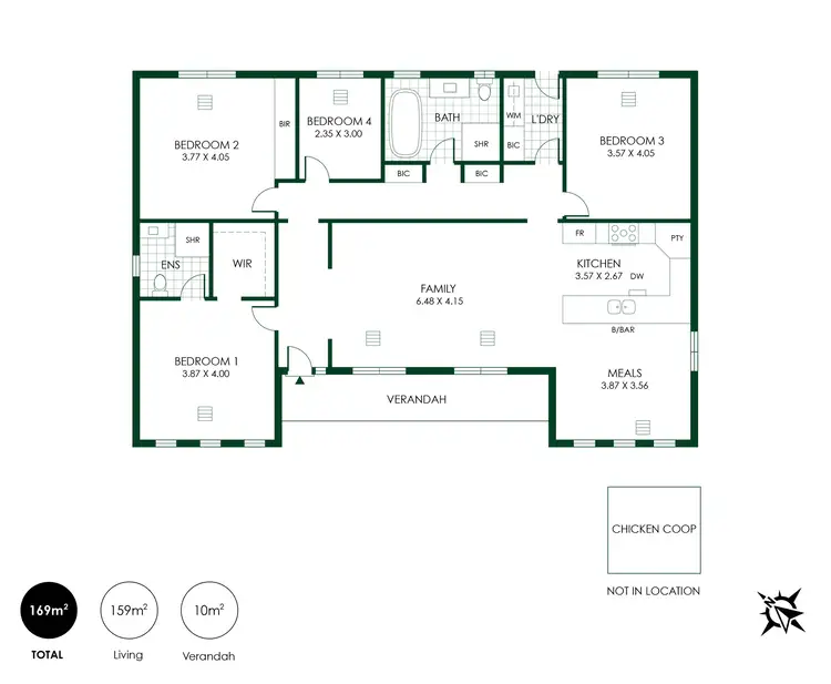 Floorplan of Homely house listing, 110 Onkaparinga Valley Road, Woodside SA 5244