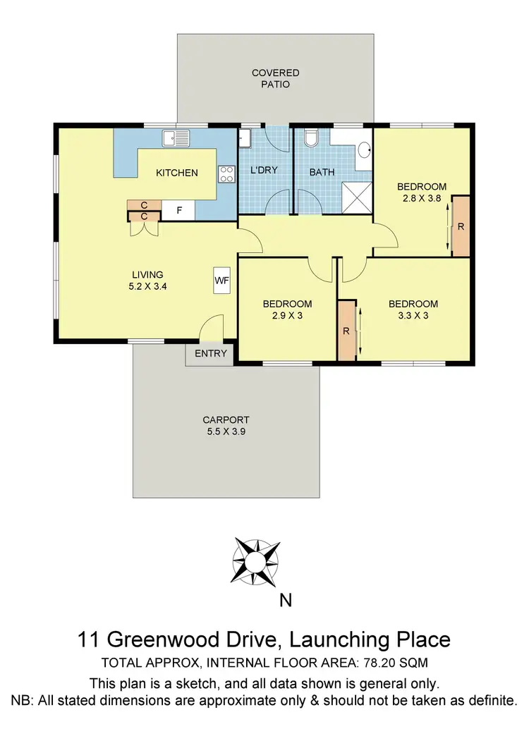 Floorplan of Homely house listing, 11 Greenwood Drive, Launching Place VIC 3139