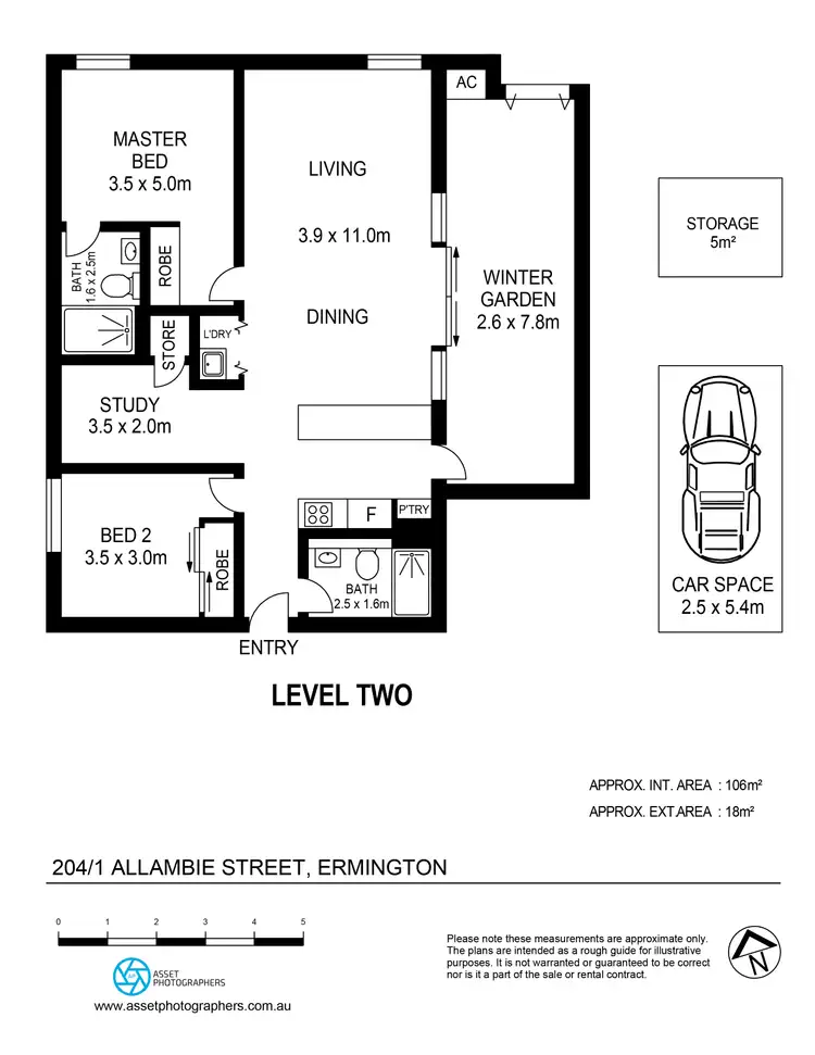 Floorplan of Homely apartment listing, 204/1 Allambie Street, Ermington NSW 2115