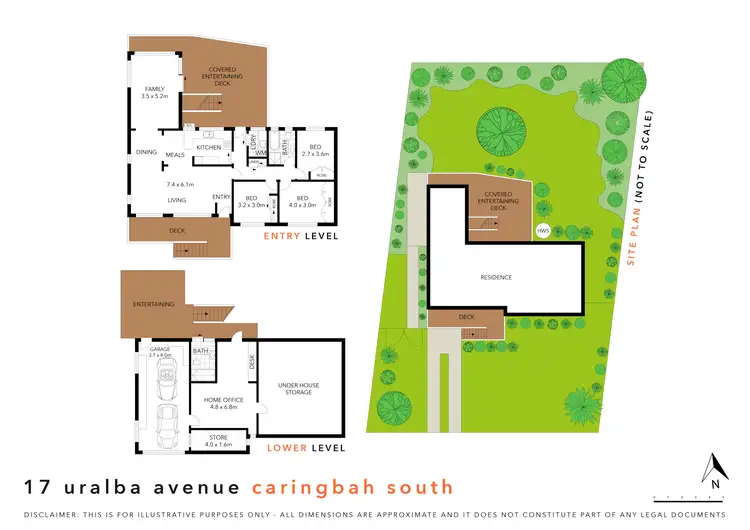 Floorplan of Homely house listing, 17 Uralba Avenue, Caringbah South NSW 2229