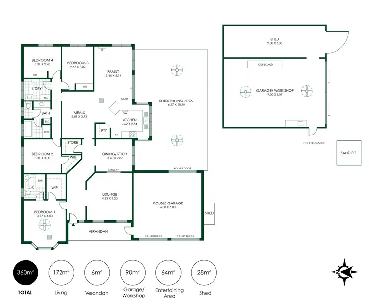 Floorplan of Homely house listing, 102 Grevillea Way, Woodside SA 5244
