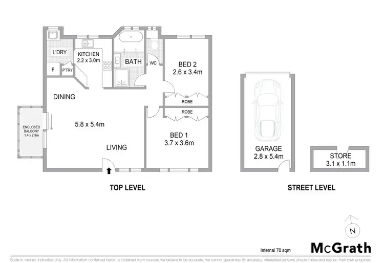 Floorplan of Homely unit listing, 10/26 Merrigang Street, Bowral NSW 2576