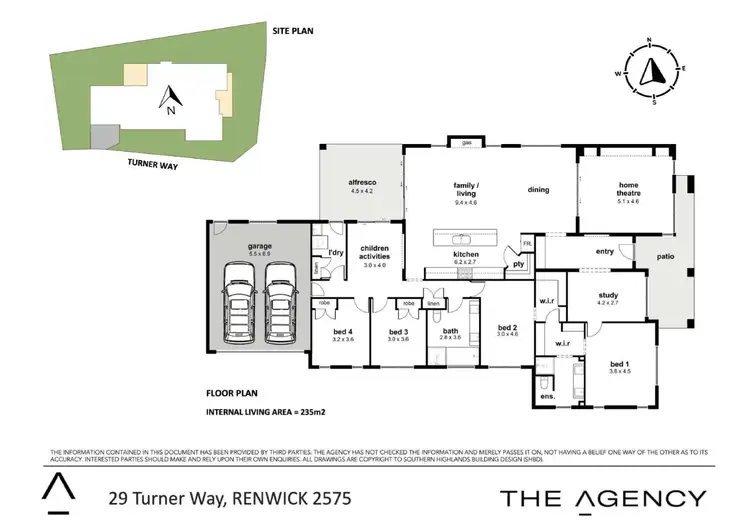 Floorplan of Homely house listing, 29 Turner Way, Renwick NSW 2575