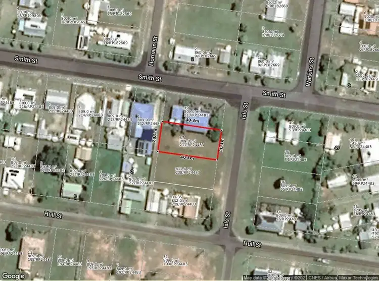 Floorplan of Homely land listing, 37 Isis Street, Buxton QLD 4660
