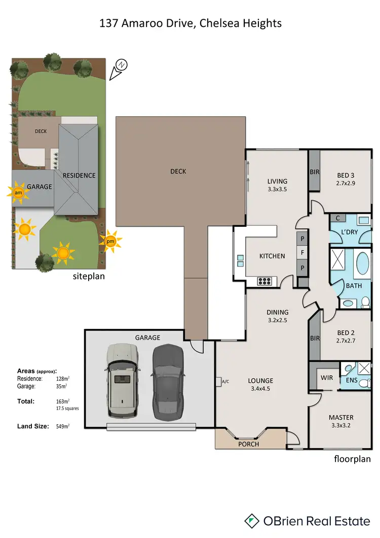 Floorplan of Homely house listing, 137 Amaroo Drive, Chelsea Heights VIC 3196