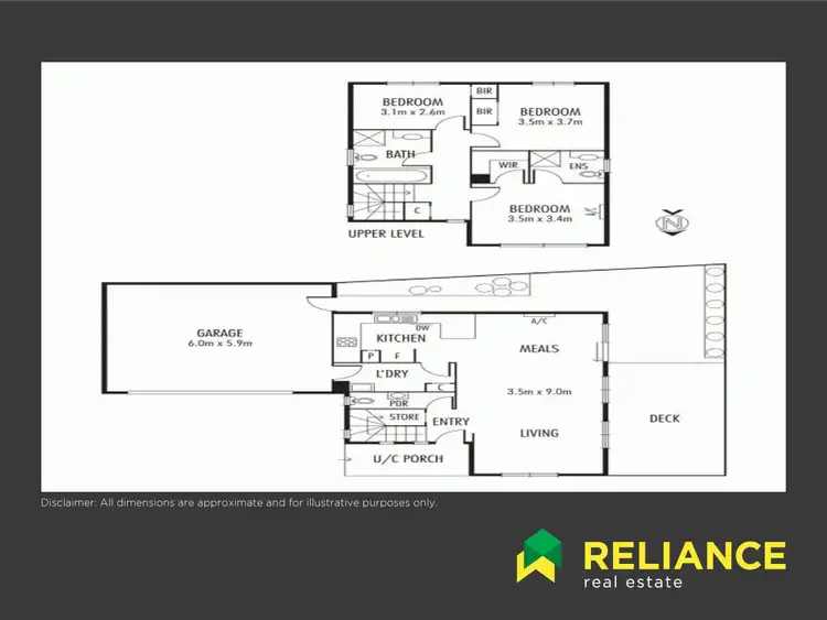 Floorplan of Homely house listing, 3/10 Governor Close, Tarneit VIC 3029
