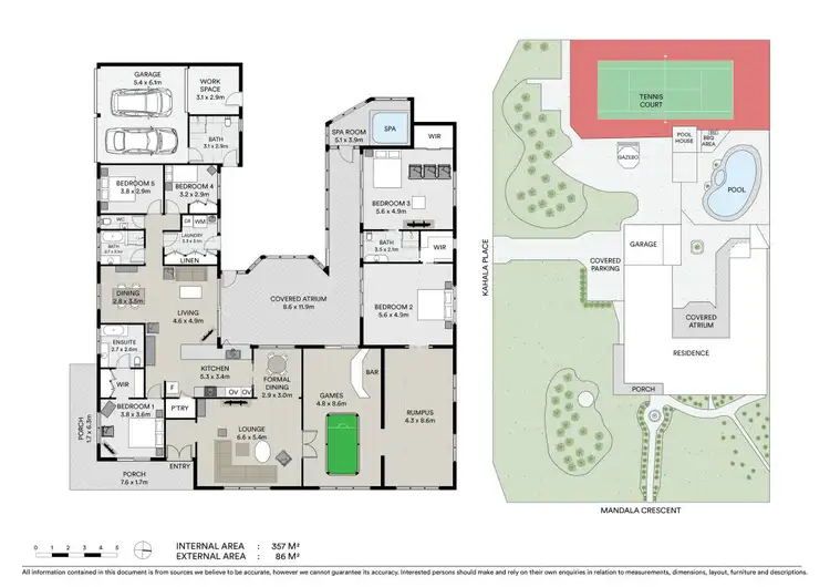 Floorplan of Homely house listing, 1 Kahala Place, Richmond Hill NSW 2480