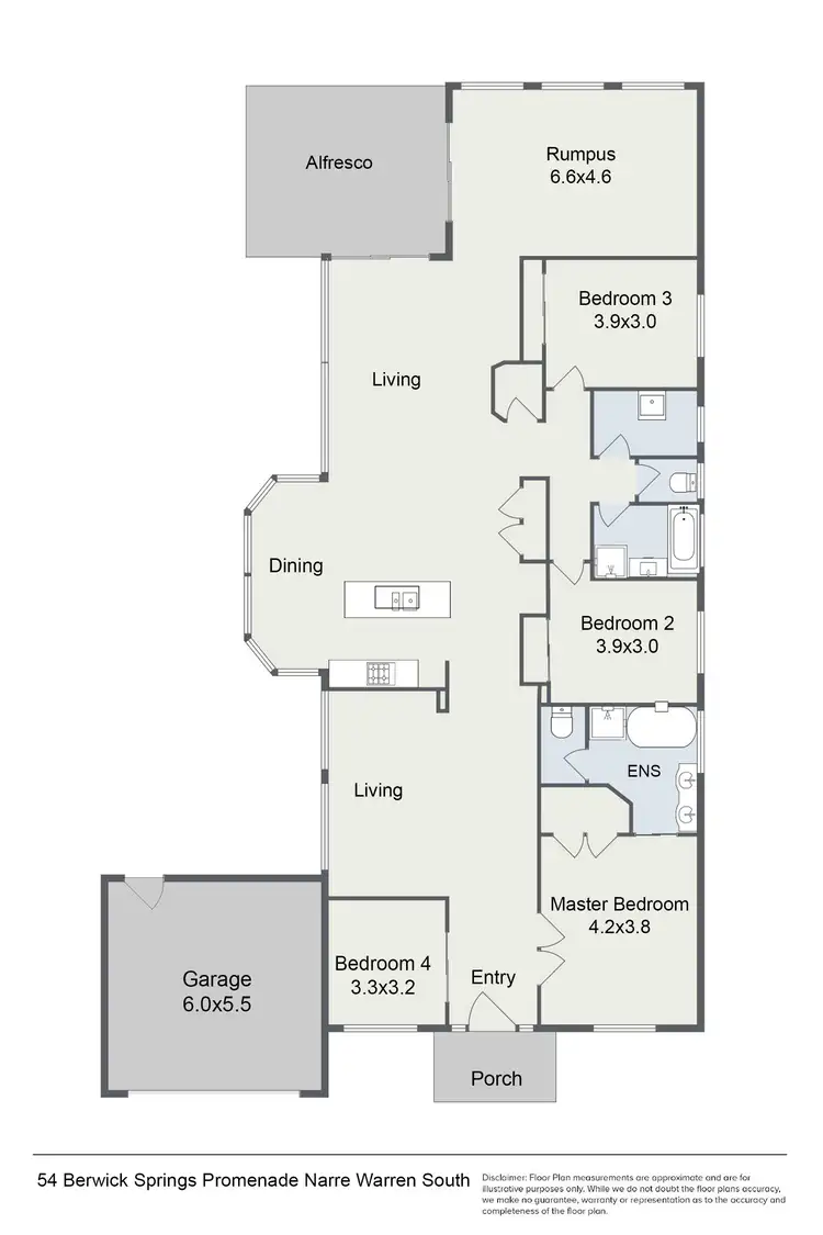 Floorplan of Homely house listing, 54 Berwick Springs Promenade, Narre Warren South VIC 3805