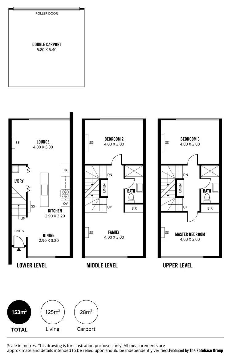 Floorplan of Homely townhouse listing, 9/7 St. Kitts Place, Mawson Lakes SA 5095