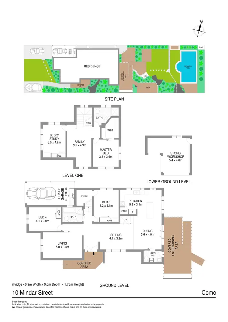 Floorplan of Homely house listing, 10 Mindar Street, Como NSW 2226