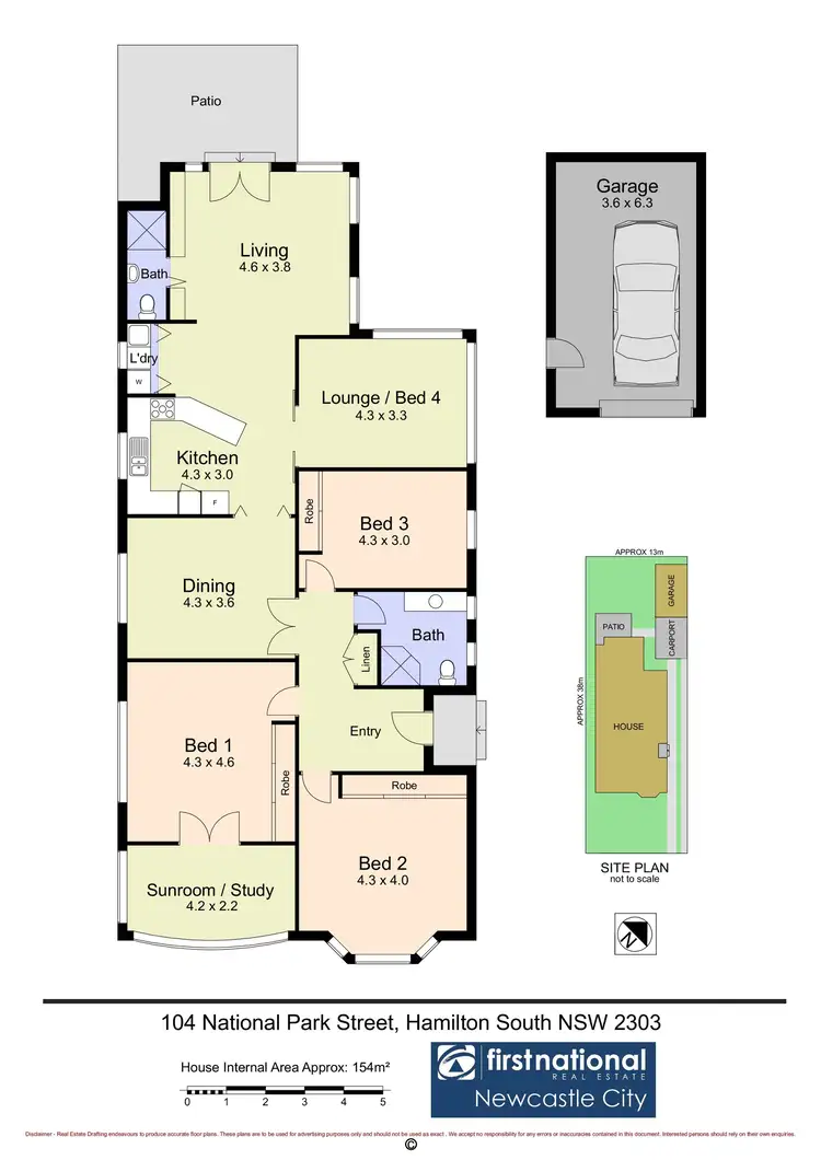 Floorplan of Homely house listing, 104 National Park Street, Hamilton South NSW 2303