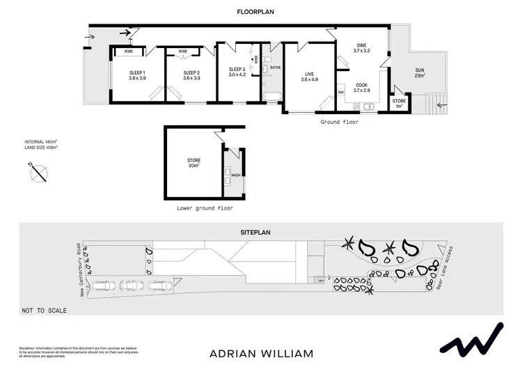 Floorplan of Homely house listing, 238 New Canterbury Road, Lewisham NSW 2049