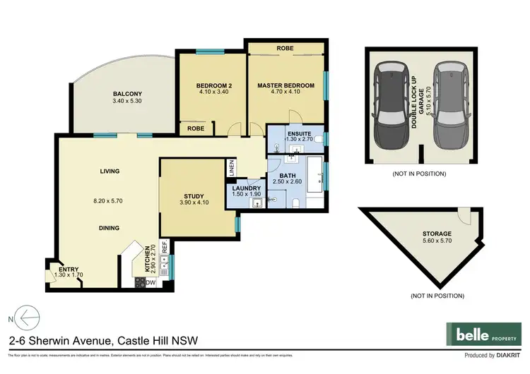 Floorplan of Homely apartment listing, 15/2-6 Sherwin Avenue, Castle Hill NSW 2154