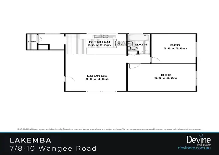 Floorplan of Homely apartment listing, 7/8-10 Wangee Road, Lakemba NSW 2195