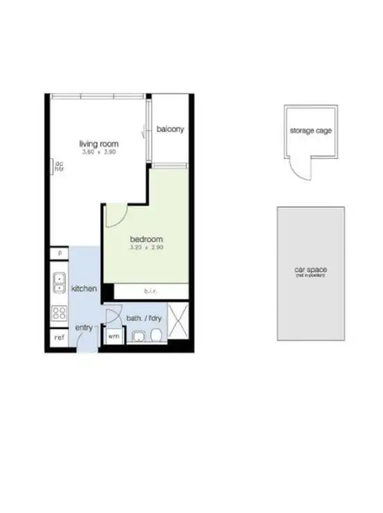 Floorplan of Homely apartment listing, 106/381 Punt Road, Cremorne VIC 3121