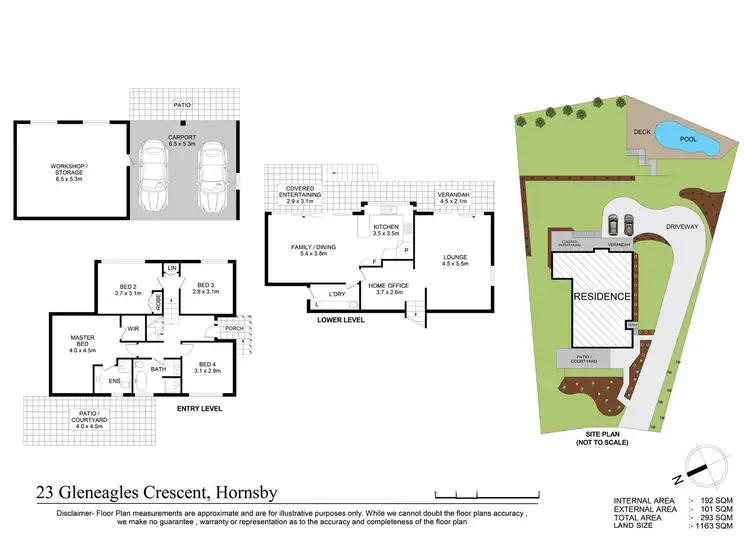 Floorplan of Homely house listing, 23 Gleneagles Crescent, Hornsby NSW 2077