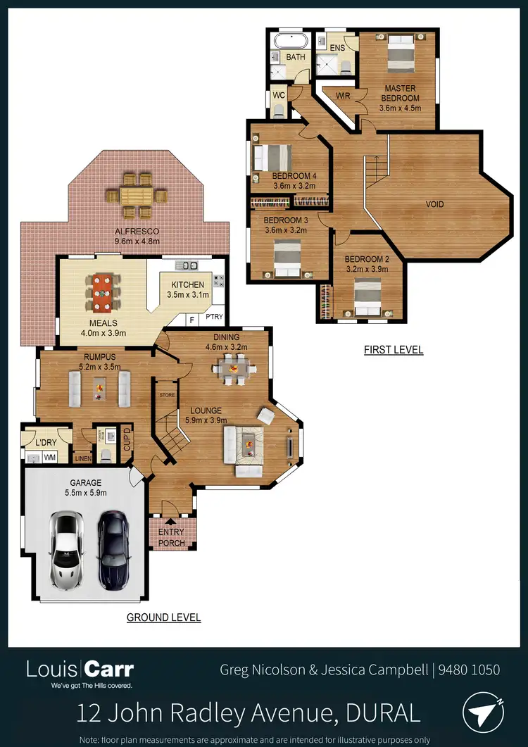 Floorplan of Homely house listing, 12 John Radley Avenue, Dural NSW 2158