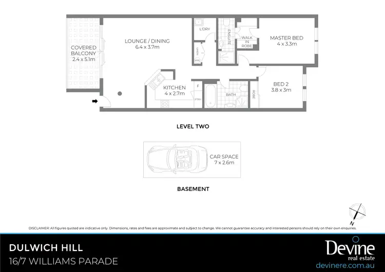 Floorplan of Homely unit listing, 16/7 Williams Parade, Dulwich Hill NSW 2203