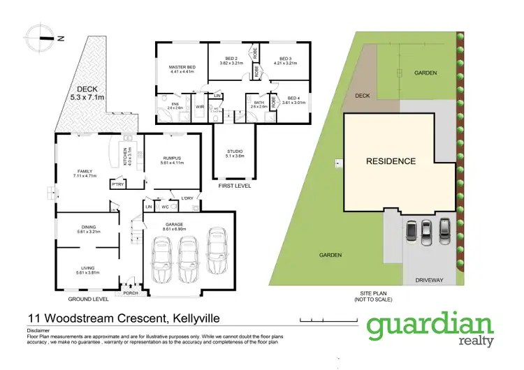 Floorplan of Homely house listing, 11 Woodstream Crescent, Kellyville NSW 2155